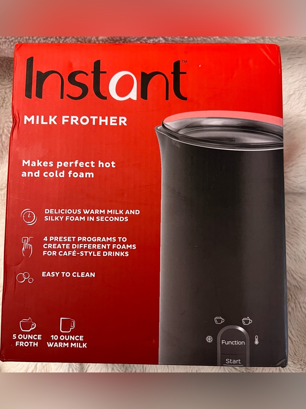 Instant Milk Frother - Black -